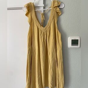 Women’s yellow dress